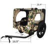 Camouflage Foldable Bicycle Trailer Bike Trailer for Camping Pet Dog Cat Luggage Carry