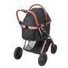 VEVOR Pet Stroller, 4 Wheels Dog Stroller Rotate with Brakes, 66 lbs Weight Capacity, Puppy Stroller with Detachable Carrier, Storage Basket and Pet P